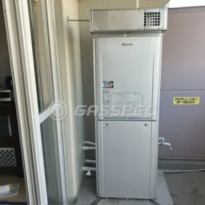 施工後の暖房熱源機（リンナイ RUFH-E2408SAW2-1(A)）