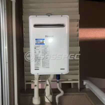 施工後の給湯器（リンナイ RUX-A2406W(A)-E）