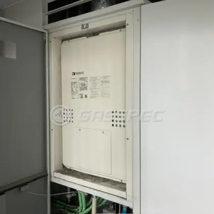 施工後の暖房熱源機（ノーリツ GTH-C2460AW3H-H-1 BL）