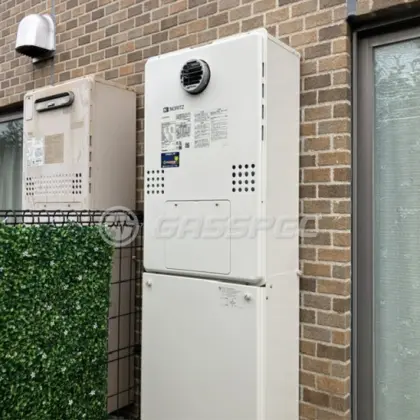 施工後の暖房熱源機（ノーリツ GTH-2454AW3H BL）