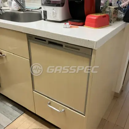 施工後のビルトイン食洗機（パナソニック NP-45MS9S）