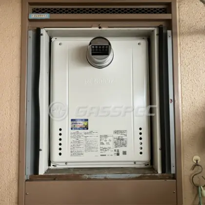 施工後の給湯器（ノーリツ GT-2470SAW-T BL）