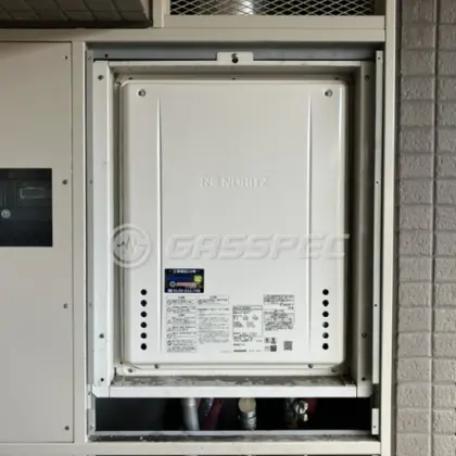 施工後の給湯器（ノーリツ GT-2070SAW-H BL）