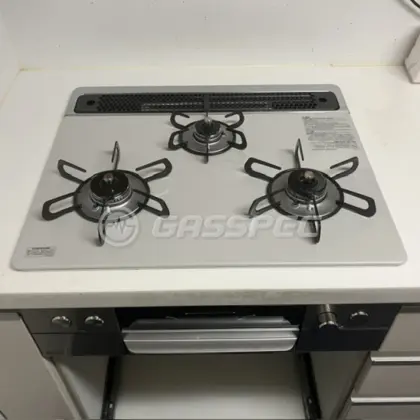 施工後のビルトインガスコンロ（パロマ PD-829WS-60CV）