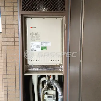 施工後の給湯器（ノーリツ GT-2050SAWX-H-2 BL）