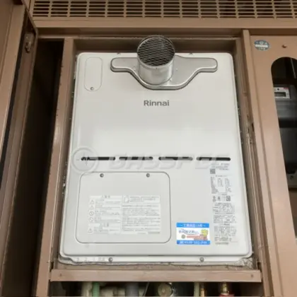 施工後の暖房熱源機（リンナイ RVD-A2400AT2-3(B)）