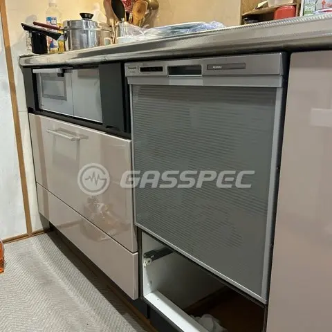 交換後のビルトイン食洗機（パナソニック NP-45MS9S）