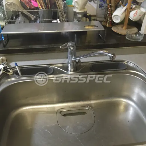 交換前の水栓・蛇口