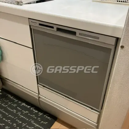 施工後のビルトイン食洗機（パナソニック NP-45MS9S）