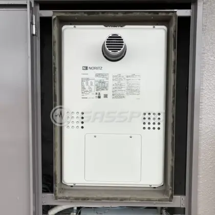 施工後の暖房熱源機（ノーリツ GTH-1654AW-T BL）