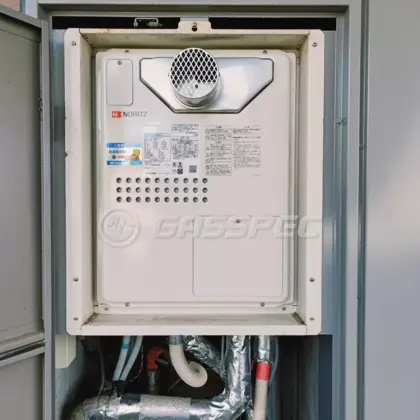 施工後の暖房熱源機（ノーリツ GTH-2445AWX3H-T-1 BL）