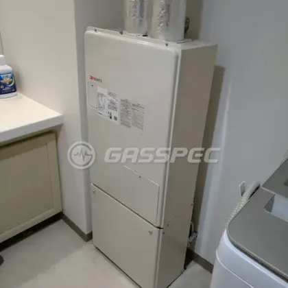 施工後の暖房熱源機（ノーリツ GTH-1644AWX-FF-1-KR BL）
