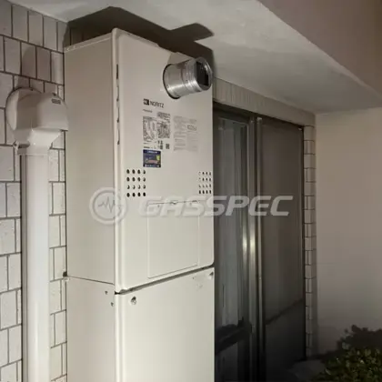 施工後の暖房熱源機（ノーリツ GTH-C2460AW3H-T-1 BL）