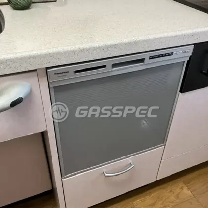 施工後のビルトイン食洗機（パナソニック NP-45RS9S）
