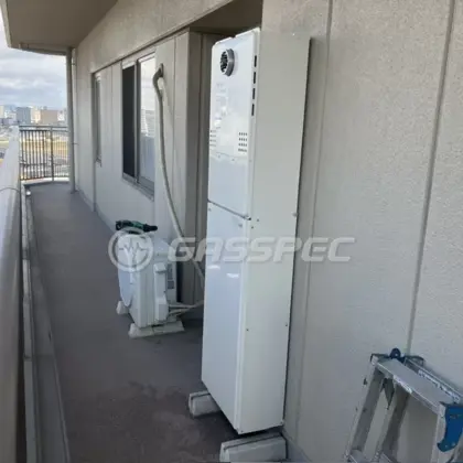 施工後の暖房熱源機（ノーリツ GQH-2456AWD-DX BL）