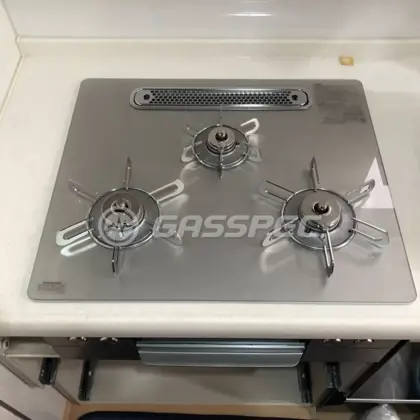 施工後のビルトインガスコンロ（パロマ PD-893WT-U60GH）