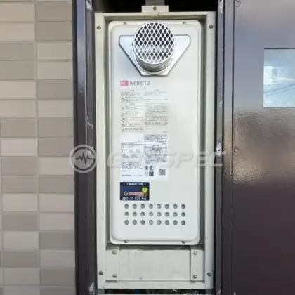 施工後の給湯器（ノーリツ GT-1653SAWX-T-4 BL）