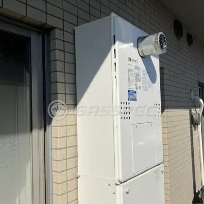 施工後の暖房熱源機（ノーリツ GTH-2454AW3H-T BL）