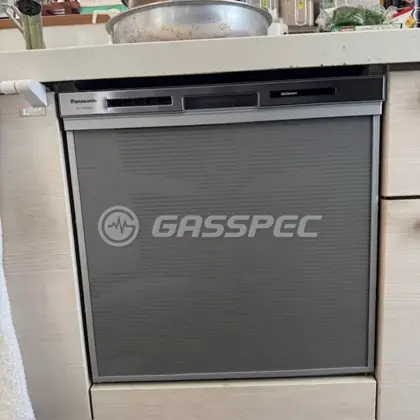 施工後のビルトイン食洗機（パナソニック NP-45MS9S）