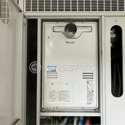 施工後の暖房熱源機（リンナイ RUFH-A2400AT2-3(A)）