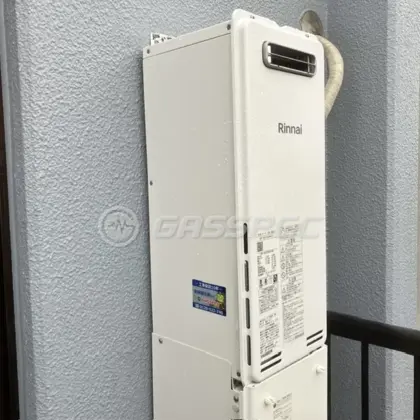 施工後の給湯器（リンナイ RUF-SA1615SAW(A)）
