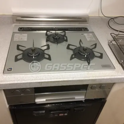 施工後のビルトインガスコンロ（ノーリツ N3WP1PWAS6SVE）
