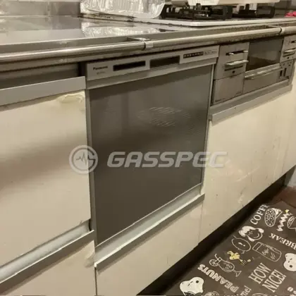 施工後のビルトイン食洗機（パナソニック NP-45RS9S）