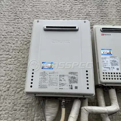 施工後の給湯器（ノーリツ GT-2470SAW BL）