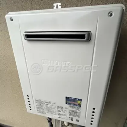 施工後の給湯器（ノーリツ GT-2070SAW BL）