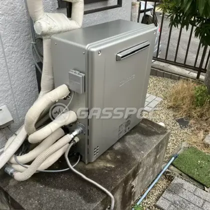 施工後の給湯器（ノーリツ GT-C2072AR BL）