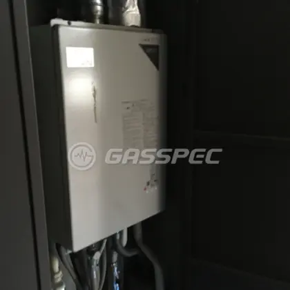 施工前の暖房熱源機