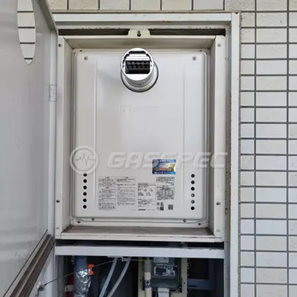 施工後の給湯器（ノーリツ GT-2070SAW-T BL）