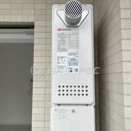 施工後の給湯器（ノーリツ GT-1653SAWX-T-4 BL）