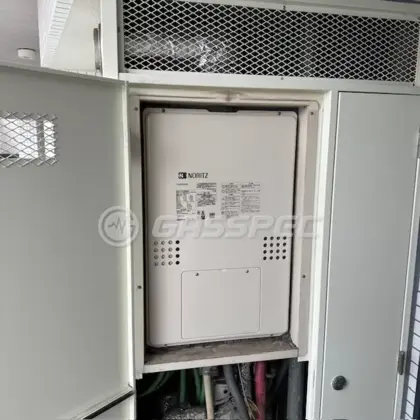 施工後の暖房熱源機（ノーリツ GTH-2454AW3H-H BL）