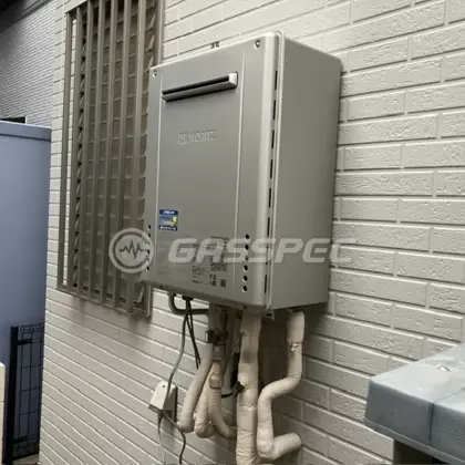 施工後の給湯器（ノーリツ GT-C2472SAW BL）