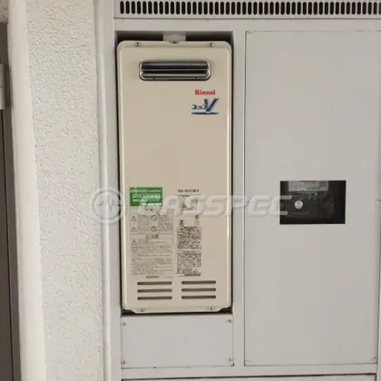 施工後の給湯器（リンナイ RUX-VS1616W-E）