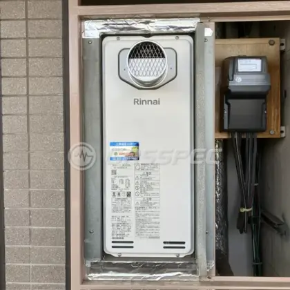 施工後の給湯器（リンナイ RUF-SA1605SAT(A)）