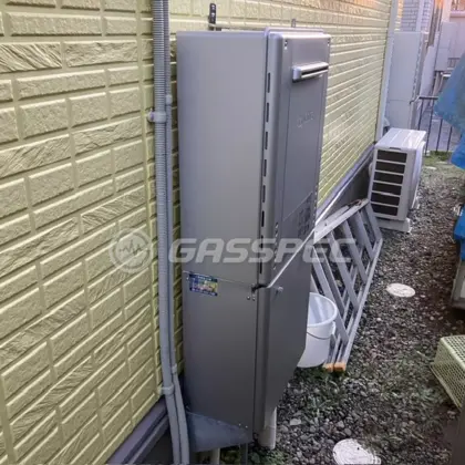 施工後の給湯器（ノーリツ GT-C2472SAW BL）