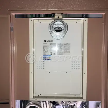 施工後の暖房熱源機（ノーリツ GQH-2456AW3H-T-DX BL）