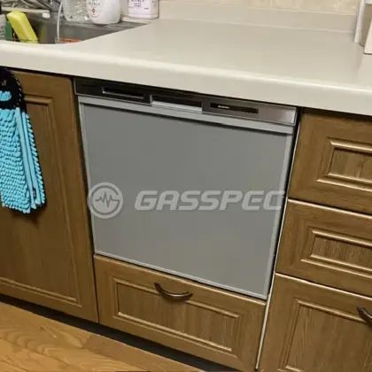 施工後のビルトイン食洗機（パナソニック NP-45MS9S）