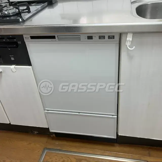 交換後のビルトイン食洗機（リンナイ RSW-F402C-SV）