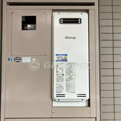 施工後の給湯器（リンナイ RUF-SA1615SAW(A)）