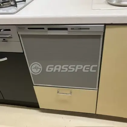 施工後のビルトイン食洗機（パナソニック NP-45MS9S）
