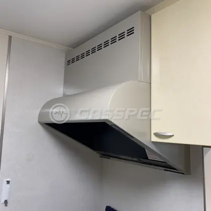 施工前のレンジフード（CVDシリーズ）