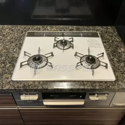 施工後のビルトインガスコンロ（リンナイ RS31AW36P49R7VW）