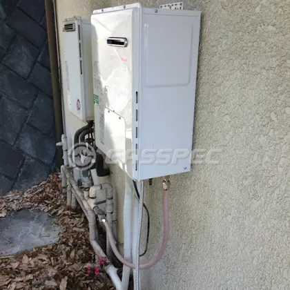 施工後の暖房熱源機（リンナイ RH-K200W2-1）