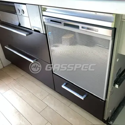 施工後のビルトイン食洗機（パナソニック NP-45MS9S）