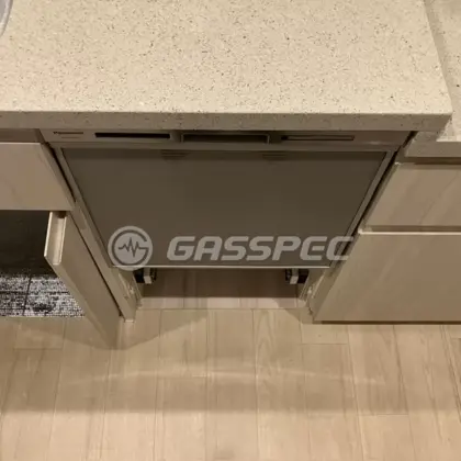 施工後のビルトイン食洗機（パナソニック NP-45MS9S）