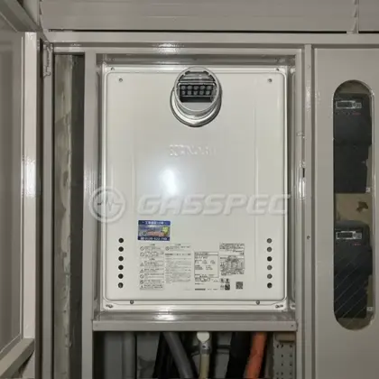 施工後の給湯器（ノーリツ GT-2070SAW-T BL）