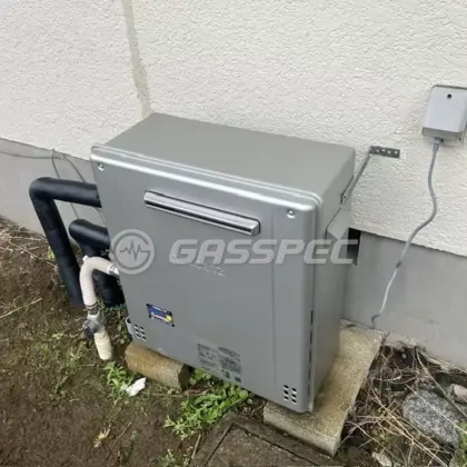 施工後の給湯器（ノーリツ GT-C2072SAR BL）